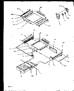 Section 21 Diagram and Parts List for TS18R2G-P1158311WG  Amana Refrigerator