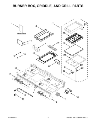 Part Location Diagram of W10892063 Whirlpool PLUG-MNFLD