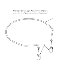 Heater Parts Diagram and Parts List for ADB3500AWW45  Amana Dishwasher