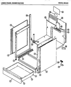 Part Location Diagram of M82D124 Whirlpool NOT AVAILABLE