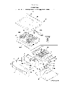 Top/Drawer Diagram and Parts List for 79095053314  Kenmore Range