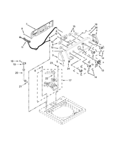 Part Location Diagram of W10365086 Whirlpool CONSOLE