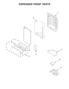 Part Location Diagram of W10587908 Whirlpool TRIM RING - MAYTAG