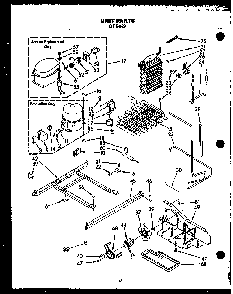 Unit Parts Diagram and Parts List for GFS227 MN11 Caloric Refrigerator