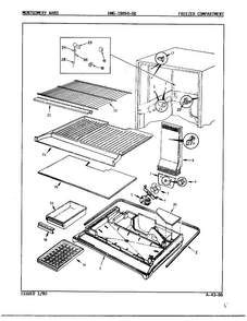 Part Location Diagram of 60365-49 Maytag DISCONTINUED