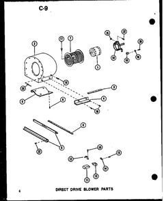 Part Location Diagram of B9268602 Maytag BLOWER ANGLE  PNTD