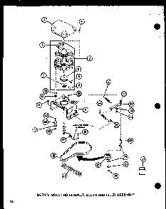 Section 2 Diagram and Parts List for LW1201 P1110510W W Amana Washer