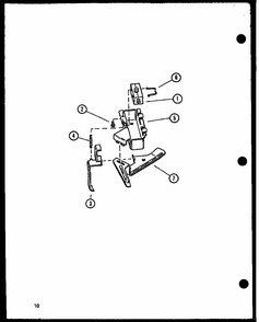 Section 6 Diagram and Parts List for LW3903L-P1122404L  Amana Washer