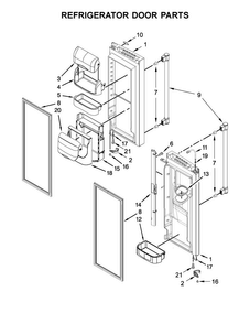 Part Location Diagram of W10918120 Whirlpool CLOSER