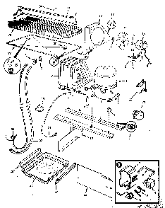 Refrigerator/unit Compartment & System Diagram and Parts List for JRT173RB M7D71A Jenn-Air Refrigerator