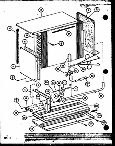 (scfc18hohb/p9920001c) (scfc24hohb/p9920002c) Diagram and Parts List for SCFC24HOHD P1100901C Amana Air Conditioner