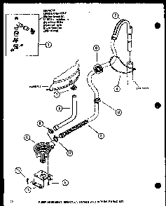 Section 8 Diagram and Parts List for LWD352L P1122902WL Amana Washer
