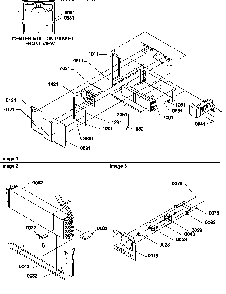 Evaporator And Fan Motor Assemblies Diagram and Parts List for TA20TW-P1306101WW  Amana Refrigerator