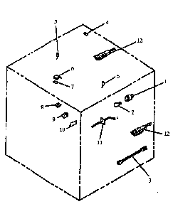 Electric Components Diagram and Parts List for AGS750L-P1141236NL  Amana Range
