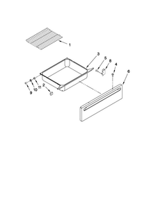 Drawer And Rack Parts Diagram and Parts List for JGS8750CDS00  Jenn-Air Range