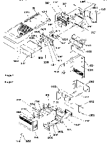 Ice Maker/control Assy Diagram and Parts List for SRDE327S3E-P1307103WE  Amana Refrigerator