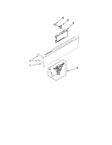 Control Panel Parts Diagram and Parts List for MDB8959AWB3  Maytag Dishwasher