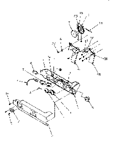 Ice And Water Cavity Parts Diagram and Parts List for SXD22S2E-P1190416WE  Amana Refrigerator