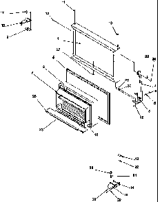 Part Location Diagram of RT1100006 Whirlpool DISCONTINUED