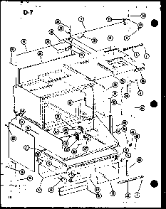 Section 9 Diagram and Parts List for RCC-6-P85318-2S  Amana Microwave