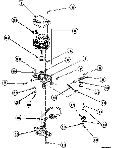 Motor, Mounting Bracket, Belt, Pump And Idler Assembly Diagram and Parts List for LW8413W2B PLW8413W2B Amana Washer
