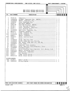 Unit Compartment And System Page 2 Diagram and Parts List for 103200  Admiral Refrigerator