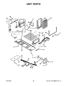 Part Location Diagram of W11566476 Whirlpool TUBE