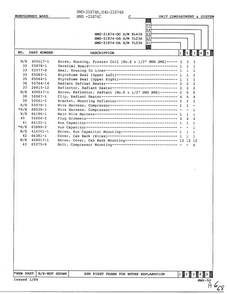 Unit Compartment And System Page 3 Diagram and Parts List for 21874A  Admiral Refrigerator