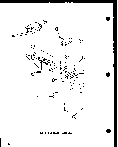 Section 8 Diagram and Parts List for LW1502 P7762132W W Amana Washer