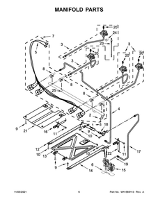 Part Location Diagram of W11459253 Whirlpool HOLDER-ORF
