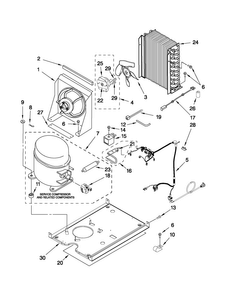 Unit Parts Diagram and Parts List for JIM158XXCX0  Jenn-Air Ice Maker