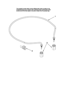 Heater Parts Diagram and Parts List for MDB7851AWB1  Maytag Dishwasher