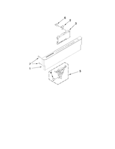 Part Location Diagram of W10199792 Whirlpool PANEL-CNTL