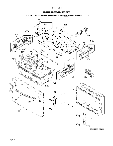 Freezer Drawer Diagram and Parts List for 2537042341B  Kenmore Refrigerator