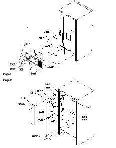 Cabinet Back Diagram and Parts List for HT600W-P1319401WW  Amana Refrigerator