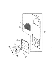 Heater Duct/element-electric Diagram and Parts List for AGS20AWF  Speed Queen Dryer