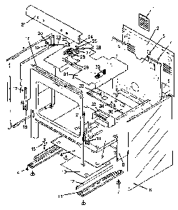 Part Location Diagram of 0306791 Whirlpool Cover plate, rear