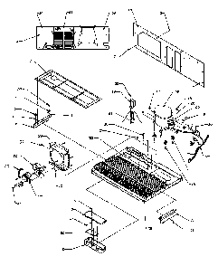 Machine Compartment Diagram and Parts List for SS22NBW-P1162706WW  Amana Refrigerator