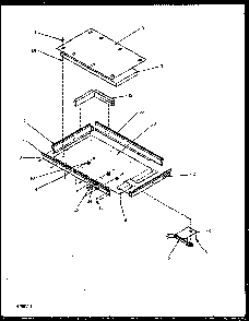 Section 2 Diagram and Parts List for AK2H30E1-P1131546NE  Amana Cooktop