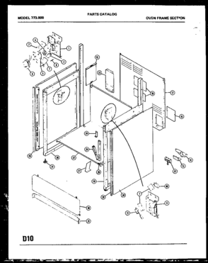Part Location Diagram of M83D7 Whirlpool NOT AVAILABLE