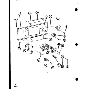 Diagram 7 Diagram and Parts List for AHK-1 P6964501 Amana Air Conditioner