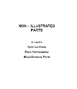 Optional parts (not included) Diagram and Parts List for MGD7230HC0  Maytag Dryer