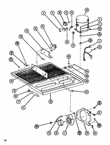 Condenser (tl20n/p1106213w) (tl20n/p1106214w) (tli20n/p1106222w) (tli20n/p1106223w) Diagram and Parts List for TL18N-P1106211W  Amana Refrigerator
