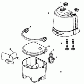 Diagram 4 Diagram and Parts List for F7412  Hoover Steamer