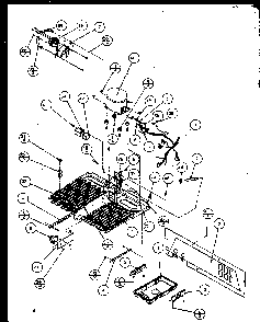 Unit Diagram and Parts List for TC18QL-P1111408WL  Amana Refrigerator