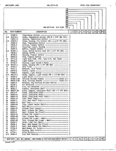 Fresh Food Compartment Page 2 Diagram and Parts List for 22774A  Admiral Refrigerator