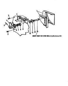 Detergent Cup Diagram and Parts List for DCR-225-1C-OM  Caloric Dishwasher
