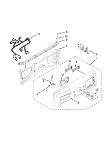 Part Location Diagram of W10369608 Whirlpool CONSOLE