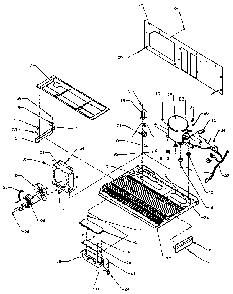Unit Parts Diagram and Parts List for SXDE27N-P1162203W  Amana Refrigerator