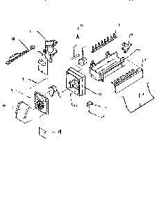Compact Ice Maker D7824702 Diagram and Parts List for TV18S3W-P1194901W  Amana Refrigerator